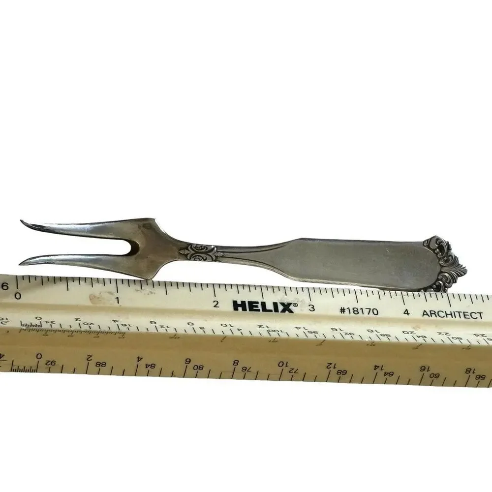 Norway Norge Collectable Souvenir Cocktail Fork 40GR Silverplate 4